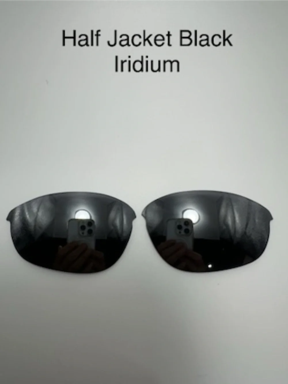 Oakley Half Jacket Sunglasses Black Iridium Original Replacement Lenses (2003)